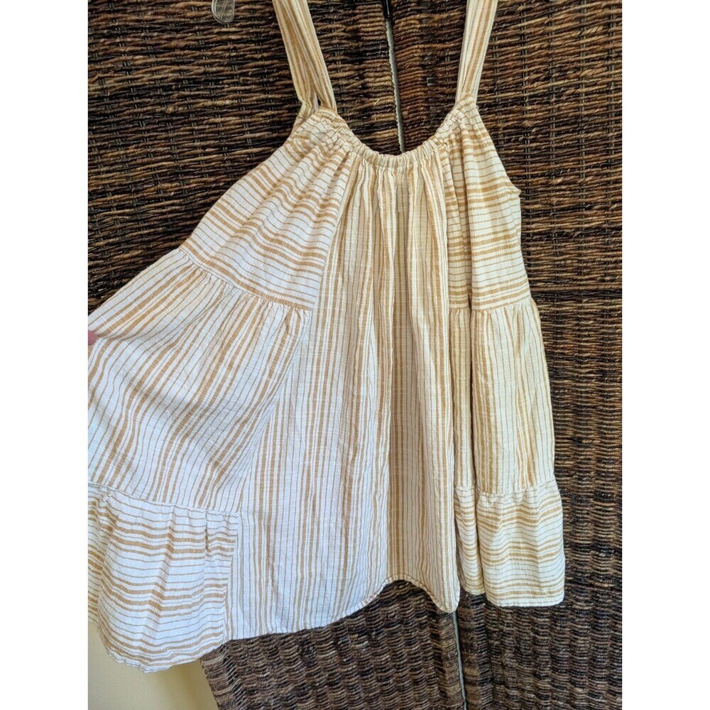 Spell & The Gypsy Tiered Babydoll Dress Womens Large Oversized Swing Beachy Boho - Picture 5 of 9
